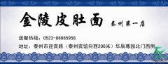 泰州金陵皮肚面宣传单