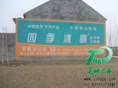墙体广告增长速度最快深受企业喜爱