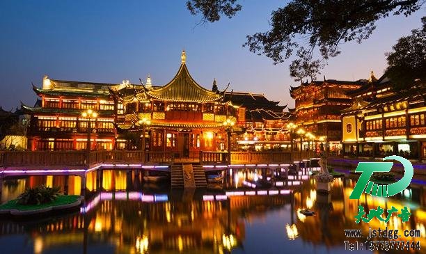 天地广告楼宇亮化图片