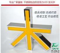 精工镜面不锈钢LED发光字