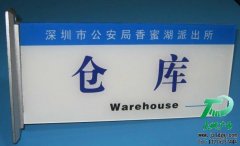 亚克力无灯箱吊牌