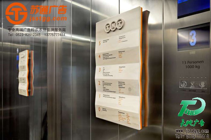 楼层指示牌