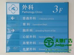 医院标识标牌定制加工应该考虑4点因素