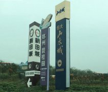 盐城房地产小区导视牌定制加工有哪些内容